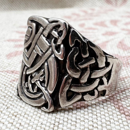 Celtic ring, size Q.5/8.5