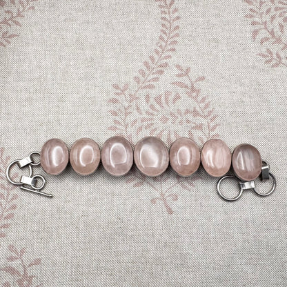 Handmade rose quartz bracelet