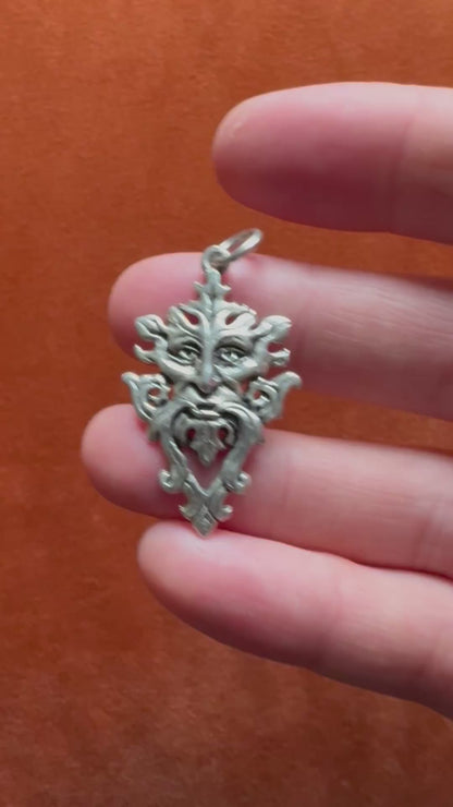Silver Greenman pendant